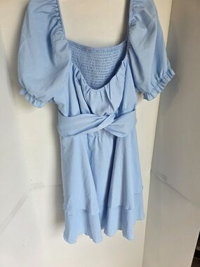 Plus Size Blue Midi Dress Size 2x